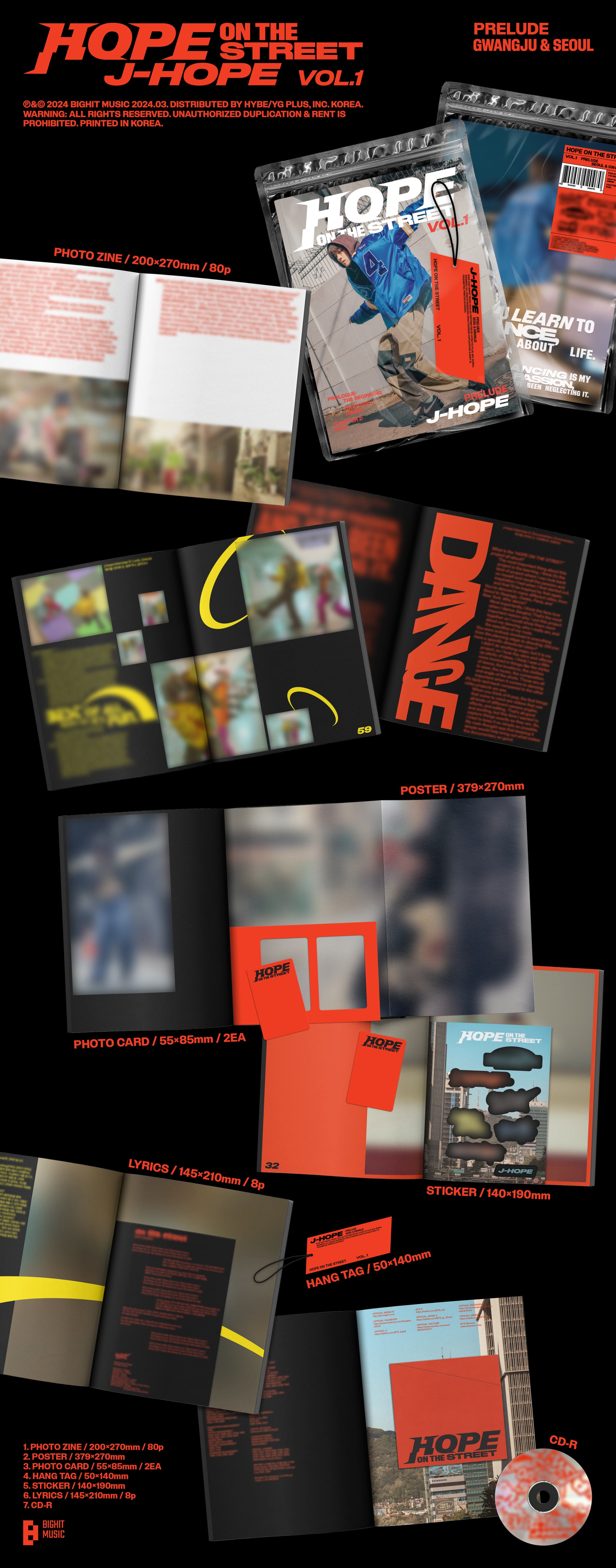 HOPE ON THE STREET VOL.1 (VER.1 PRELUDE) Pack