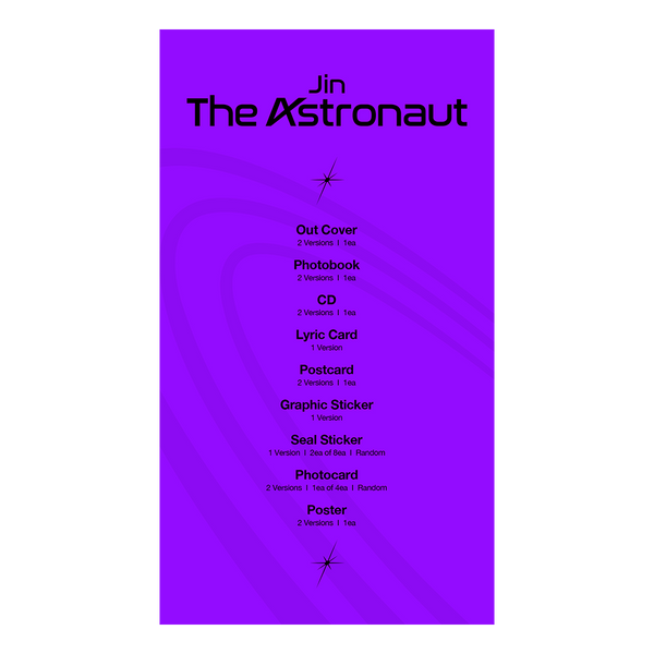 The Astronaut” CD (VERSION 02) – Official BTS Music Store