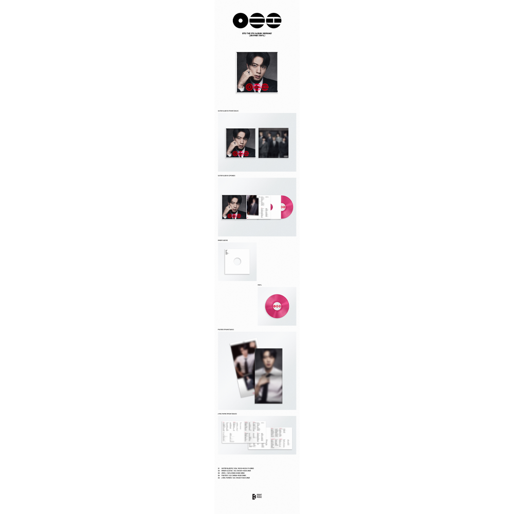 BTS The 5th Album 'ARIRANG' (Jin Pink Vinyl) - Official BTS Music BTS The 5th Album 'ARIRANG' (Jin Pink Vinyl) - Official BTS Music