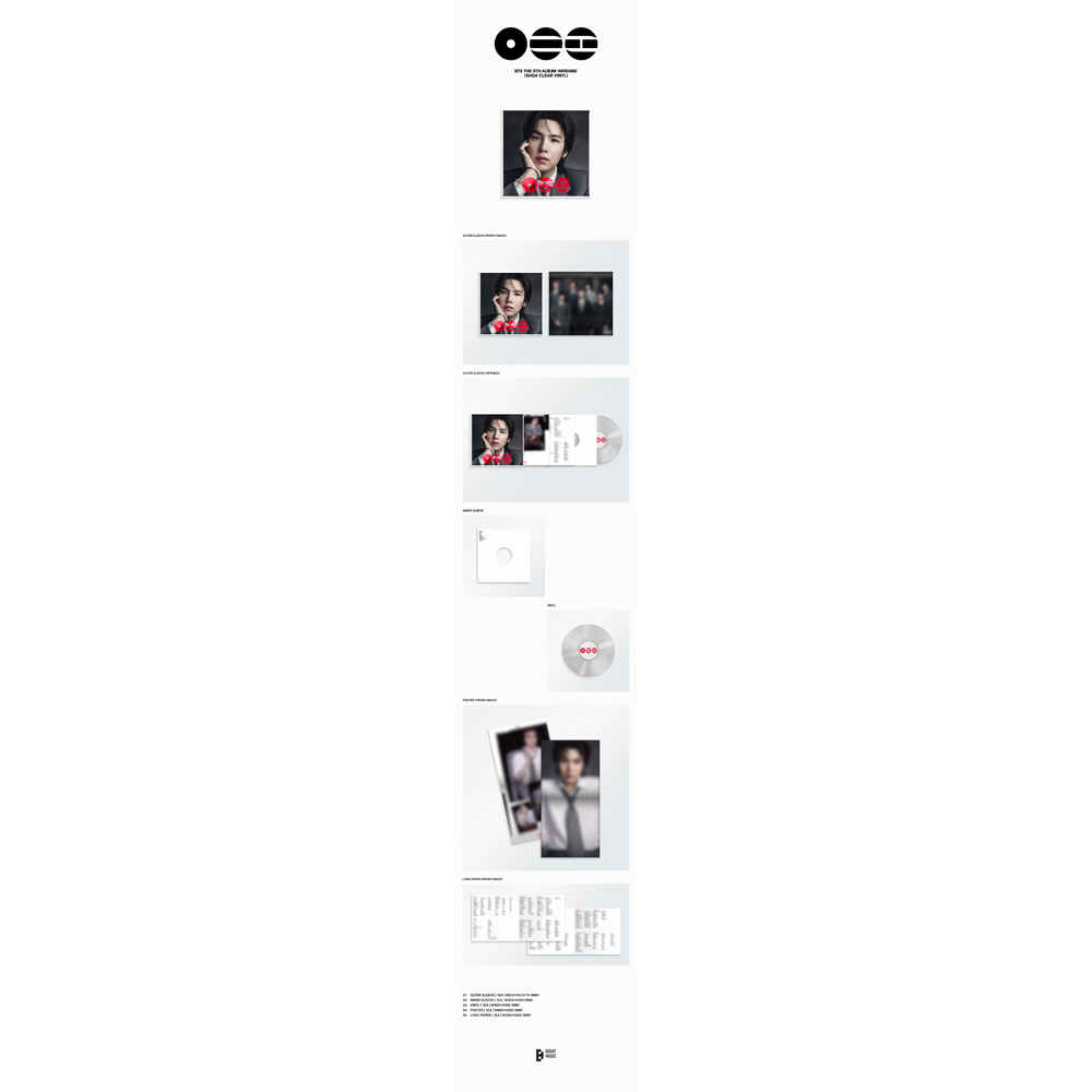 BTS The 5th Album 'ARIRANG' (SUGA Clear Vinyl) - Official BTS BTS The 5th Album 'ARIRANG' (SUGA Clear Vinyl) - Official BTS