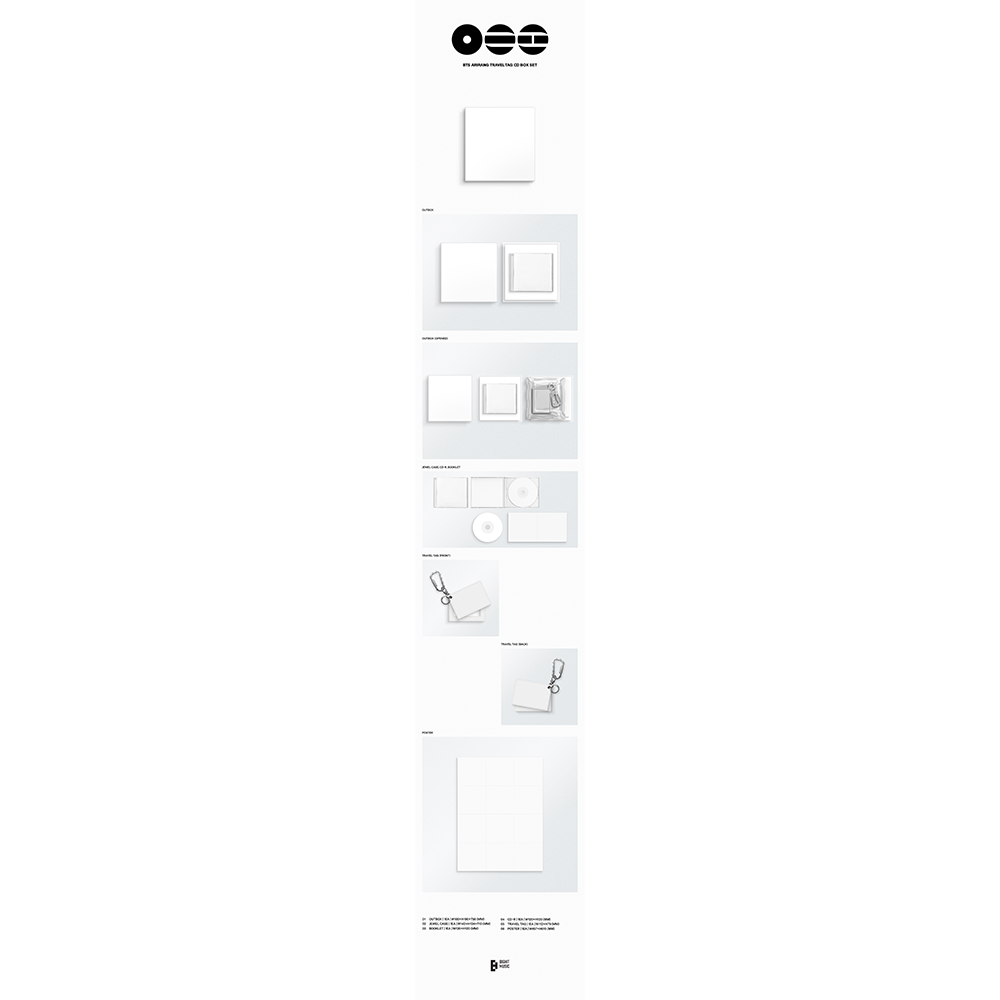 BTS ARIRANG Travel Tag CD Box Set - Official BTS Music Store