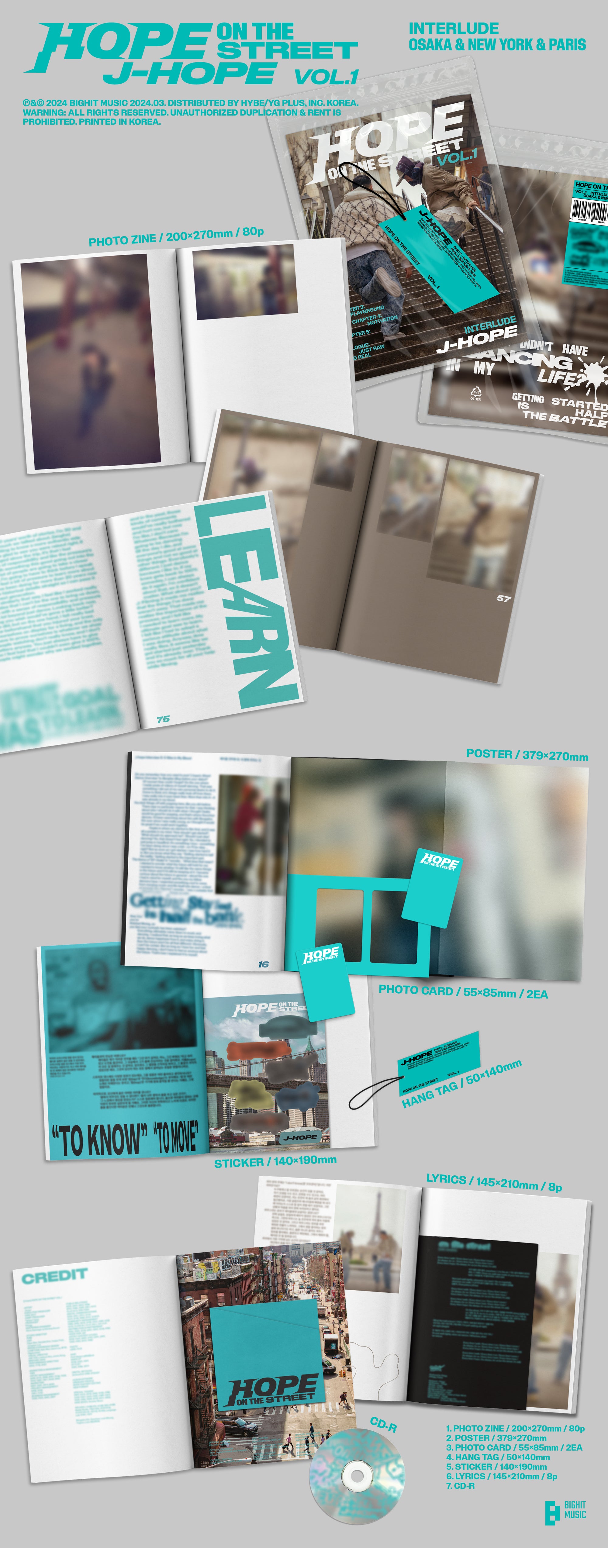 Hope On The Street Vol 1 Ver 2 Interlude Official Bts Music Store