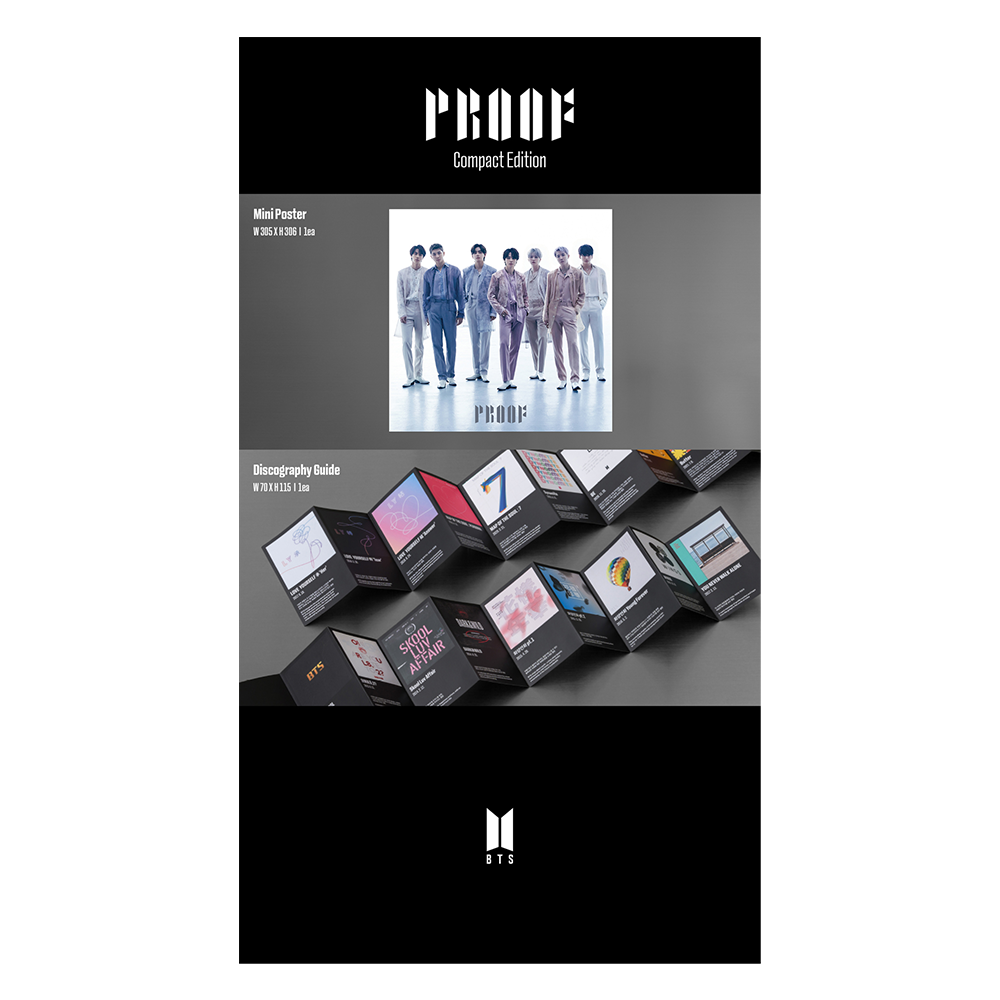 BTS PROOF (スタンダードエディション+コンパクトエディション) 2形態 Proof (Compact Edition) - Official BTS Music Store