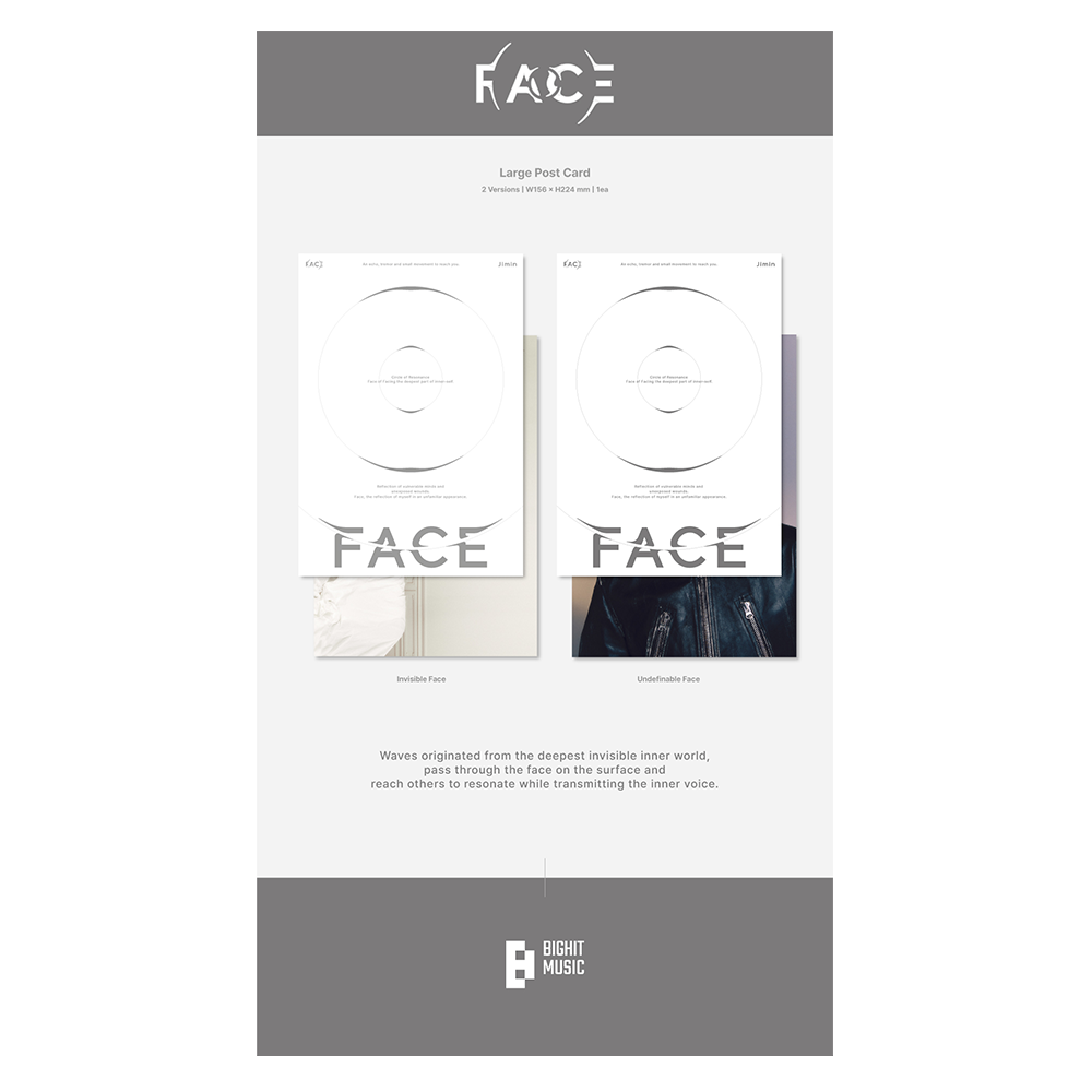 FACE (Undefinable Face) - Official BTS Music Store FACE (Undefinable Face) - Official BTS Music Store